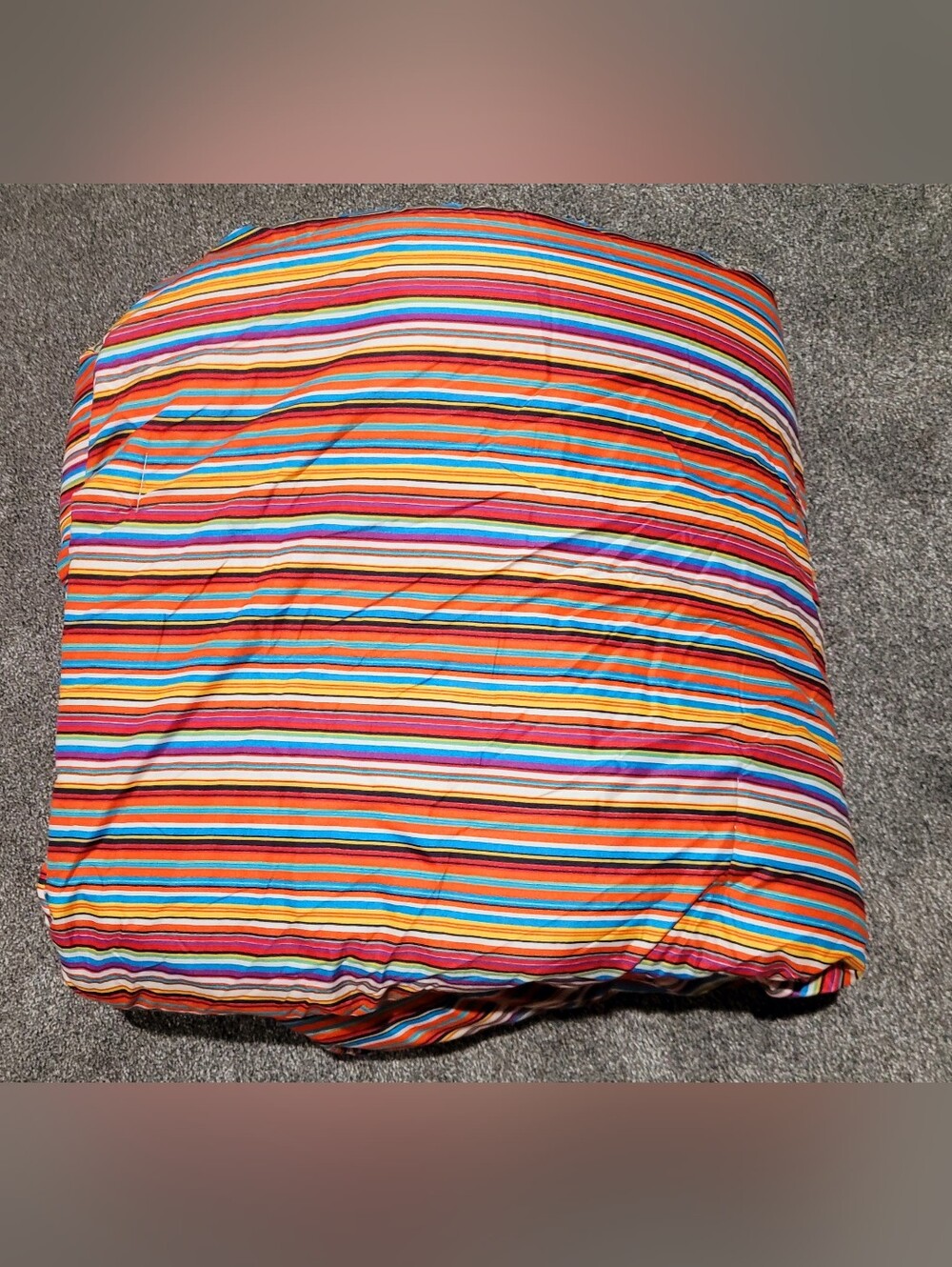 Chic Home Design Reversable Comforter Pin Stripes & Paisley with 2 Pillowcases